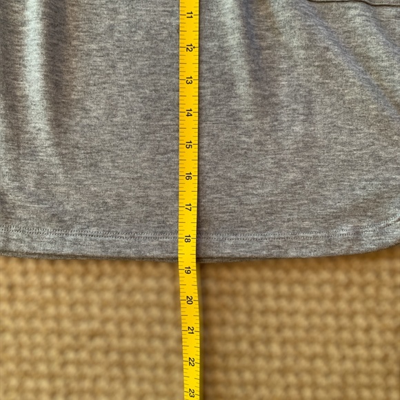 NWOT Sonoma Gray French Terry Pull-On Skirt - Picture 4 of 8